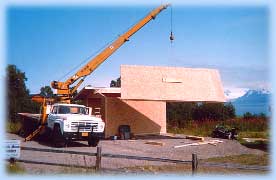 Panel Cabin, 8 pieces, erected in 3 hours